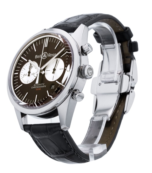 Bell and Ross Vintage 126 BRG126-BRN-ST/SCR